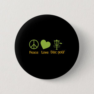 Badge Rond 5 Cm Disc Golf Rétro Vintage Hommes Femmes, Véritable P