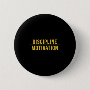 Badge Rond 5 Cm Discipline Sur Motivation Gymnase Exercice Musc Hu