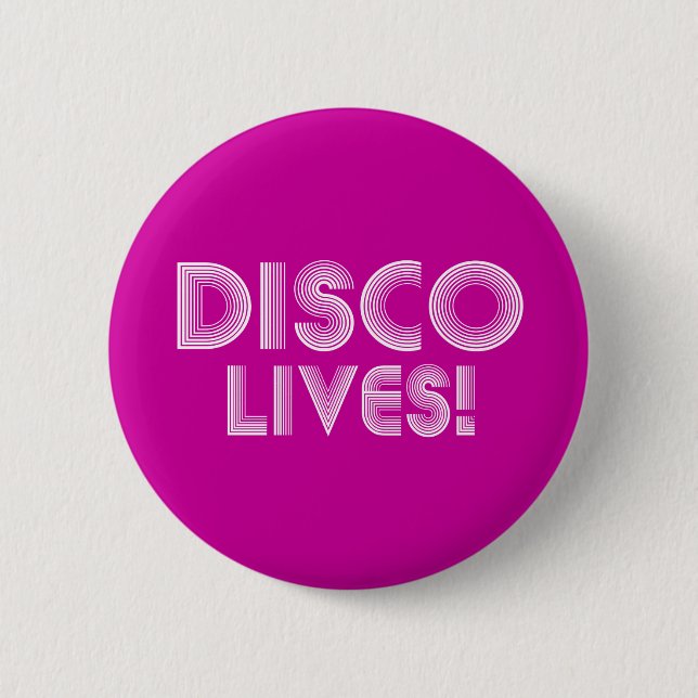 Badge Rond 5 Cm disco (Devant)