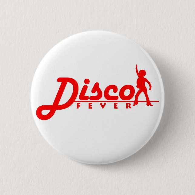 Badge Rond 5 Cm Disco Fever Button (Devant)