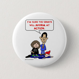 Badge Rond 5 Cm discrimination positive de sotomayor d'obama