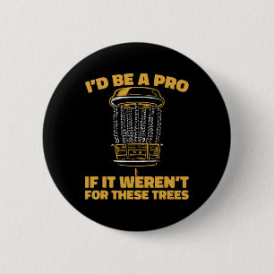 Badge Rond 5 Cm Disque de golf frisbee sport de plein air - Arbre