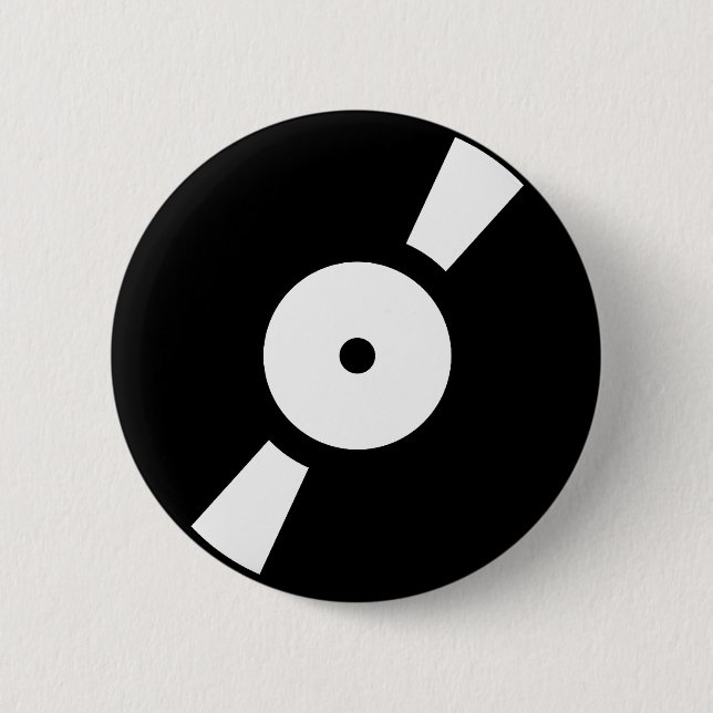 Badge Rond 5 Cm disque vinyle rétro (Devant)