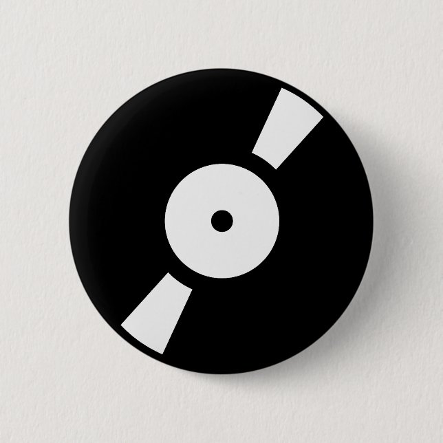 Badge Rond 5 Cm disque vinyle rétro (Devant)
