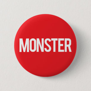 Badge Rond 5 Cm Disques de monstre