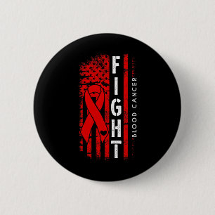 Badge Rond 5 Cm Distorsion USA Drapeau Rouge Ruban Lutter contre l