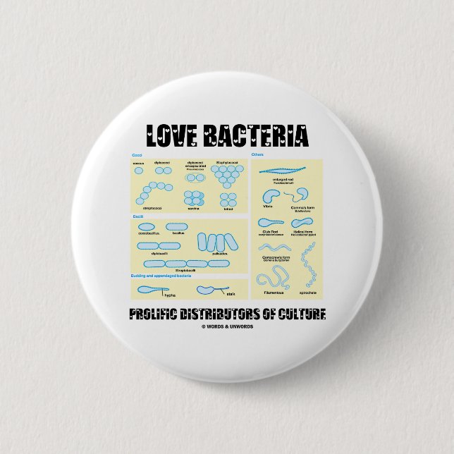 Badge Rond 5 Cm Distributeurs prolifiques de bactéries d'amour de (Devant)