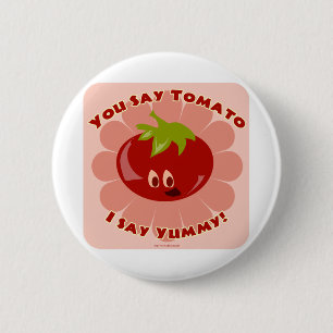 Badge Rond 5 Cm Dites la tomate !