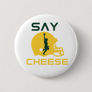 Badge Rond 5 Cm Dites le bouton de fromage