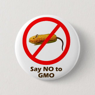Badge Rond 5 Cm Dites NON à GMO