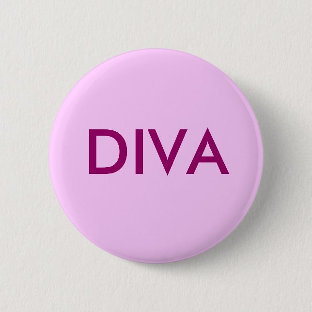 BADGE ROND 5 CM DIVA (Devant)