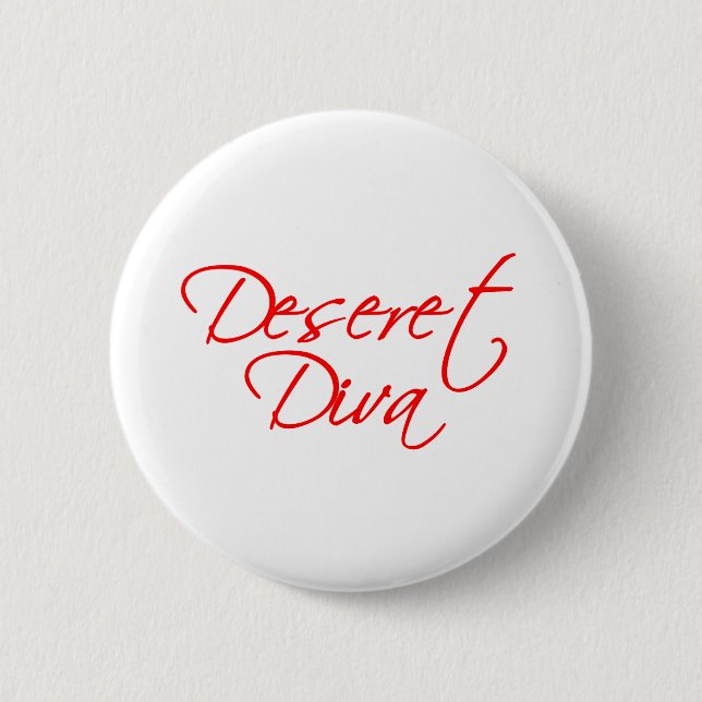 Badge Rond 5 Cm Diva de Deseret (Devant)