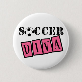 Badge Rond 5 Cm Diva du football
