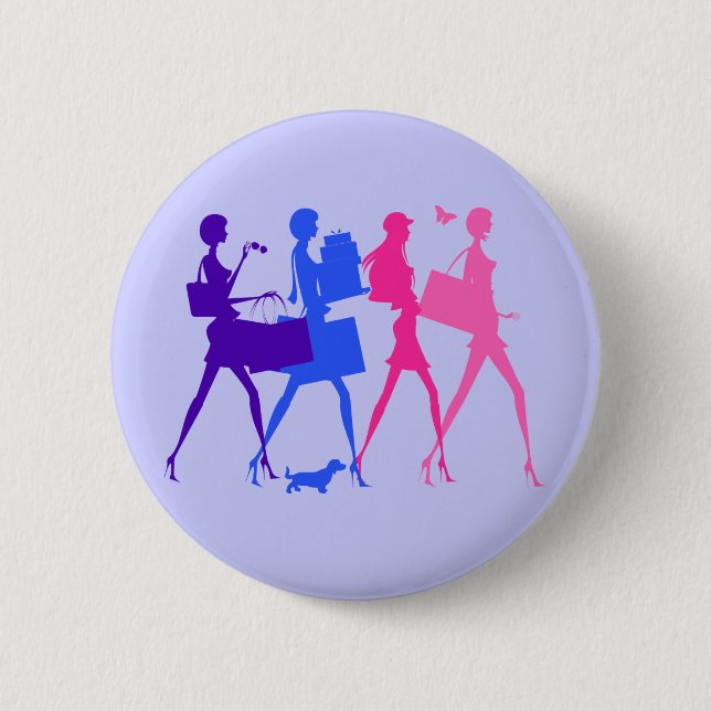 Badge Rond 5 Cm Divas d'achats (Devant)