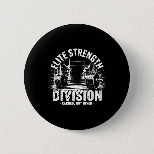 Badge Rond 5 Cm Division Droite Deadlift Club Gym Poids (Devant)