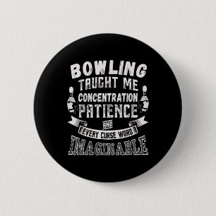 Badge Rond 5 Cm Dix Épingles M'A Appris Chaque Mot Maléfique Homme