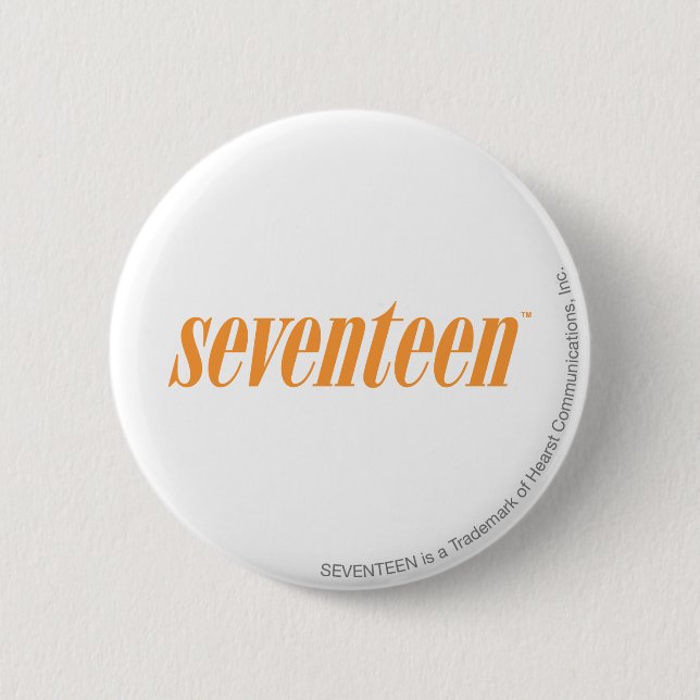 Badge Rond 5 Cm Dix-sept Logo-Oranges (Devant)