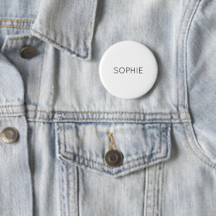 Badge Rond 5 Cm DIY Button   Custom Texte, nom, Color