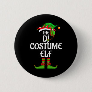 Badge Rond 5 Cm Dj Costume Elf Correspondant Famille Groupe Noël P