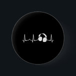 Badge Rond 5 Cm DJ Music Musique Lover Musicien Casques<br><div class="desc">DJ Music Musique Lover Musicien Casques</div>