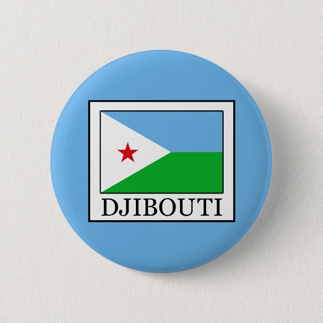 Badge Rond 5 Cm Djibouti (Devant)