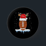 Badge Rond 5 Cm Do Christmas Football Santa Hat Merry Xmas Footbal<br><div class="desc">Do Christmas Football Santa Hat Merry Xmas Football Lover</div>