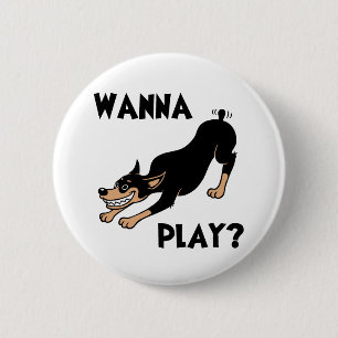 Badge Rond 5 Cm Dobie - jeu