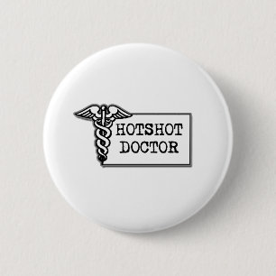 Badge Rond 5 Cm Docteur d'homme réussi