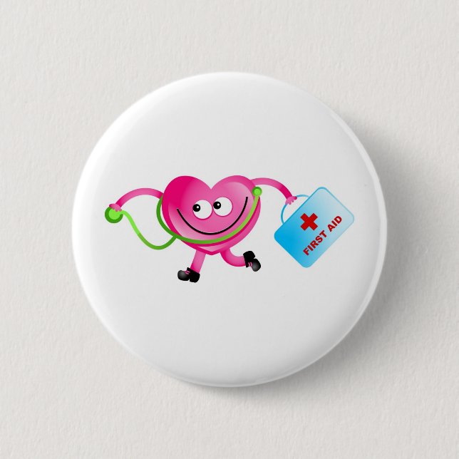 Badge Rond 5 Cm Docteur Love (Devant)