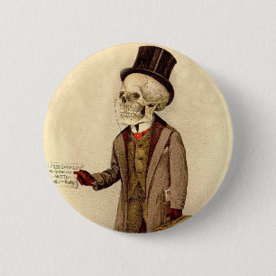 Badge Rond 5 Cm Docteur squelettique