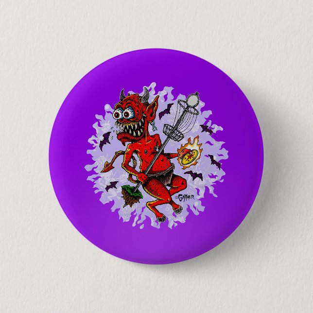 Badge Rond 5 Cm DOD - Golf de disque (Devant)