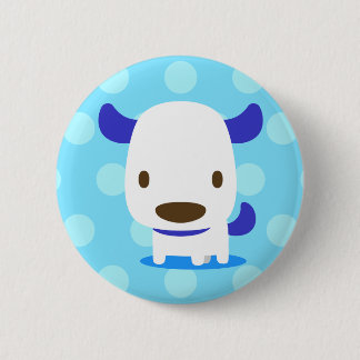 Badge Rond 5 Cm dog01 with polka‐dot pattern : pins