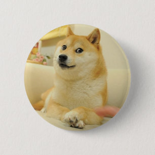 Badge Rond 5 Cm Doge