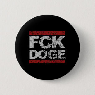 Badge Rond 5 Cm Doge Fck désorganisé