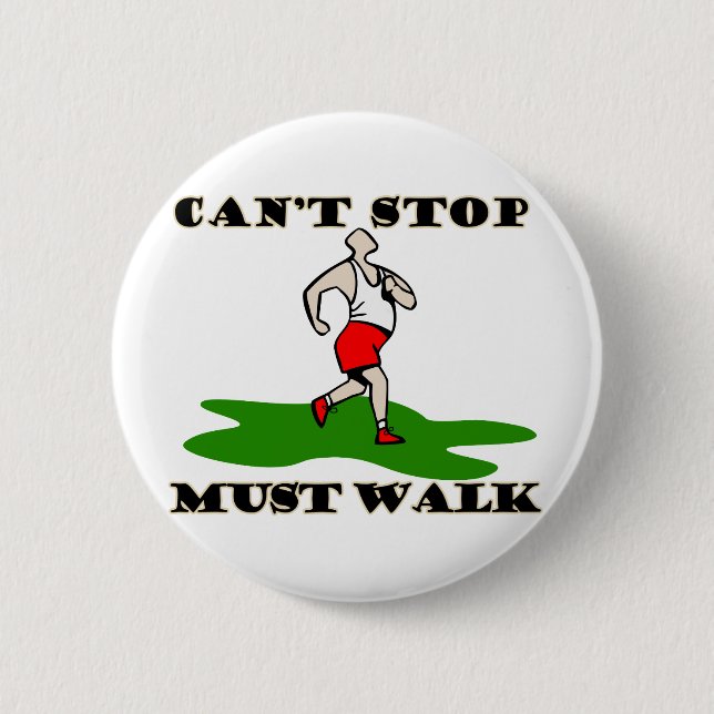 Badge Rond 5 Cm Doit marcher (Devant)