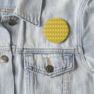 Badge Rond 5 Cm dollar or