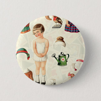Badge Rond 5 Cm DOLLARS SUPRÊMES vintages EN PAPIER SUEETIE