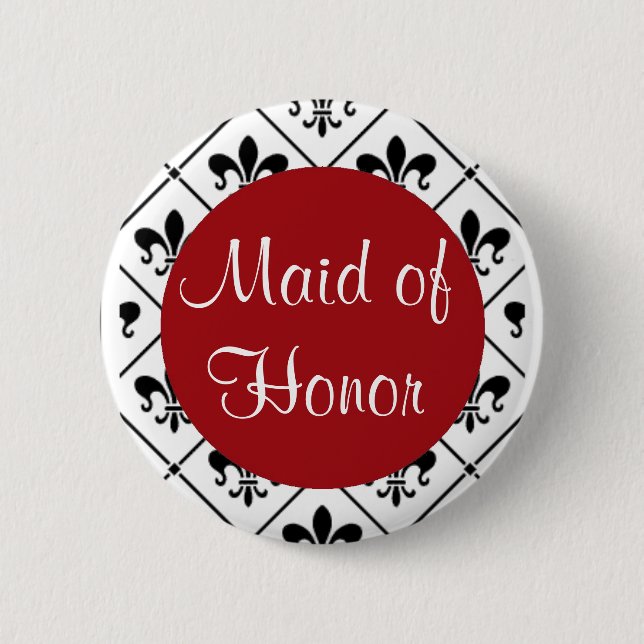 Badge Rond 5 Cm Domestique d'honneur (Devant)
