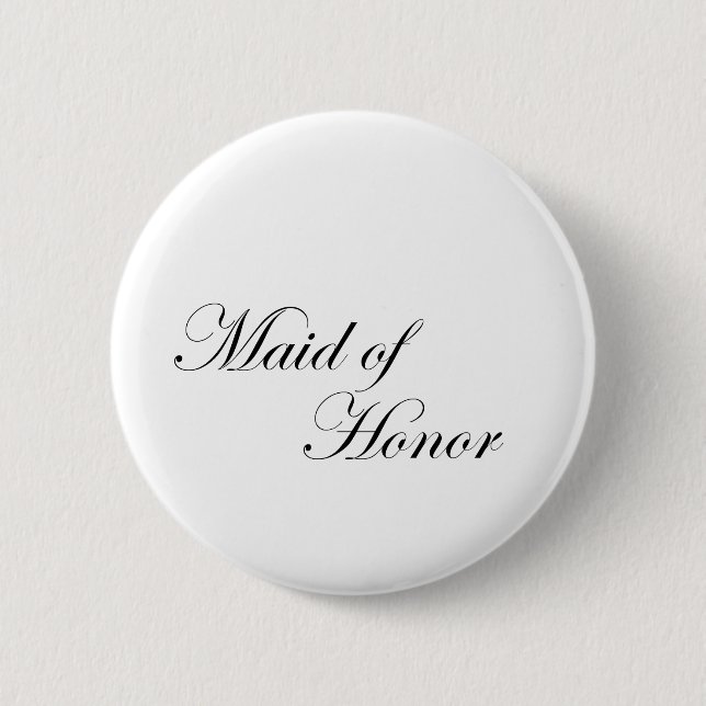 Badge Rond 5 Cm Domestique d'honneur (Devant)