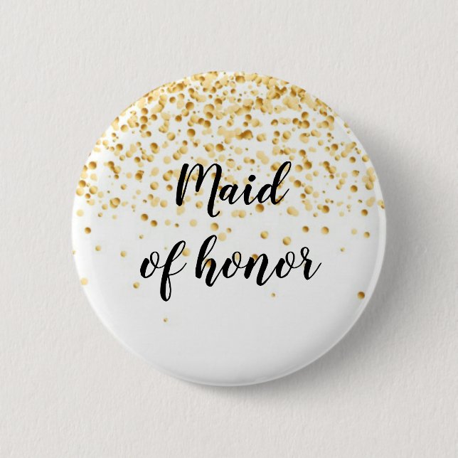 Badge Rond 5 Cm Domestique d'honneur (Devant)