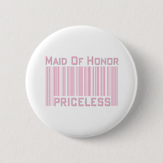 Badge Rond 5 Cm Domestique d'honneur inestimable
