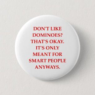 BADGE ROND 5 CM DOMINOS