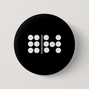 Badge Rond 5 Cm Dominos 6 et 7 Costumes de groupe assortis 67 domi