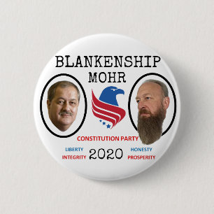 Badge Rond 5 Cm Don Blankcitizen pour le président 2020