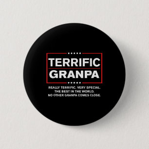 Badge Rond 5 Cm Don De Fête des pères Donald Trump Pour Granpa Fun