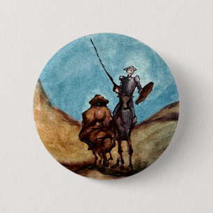 Badge Rond 5 Cm Don don Quichotte