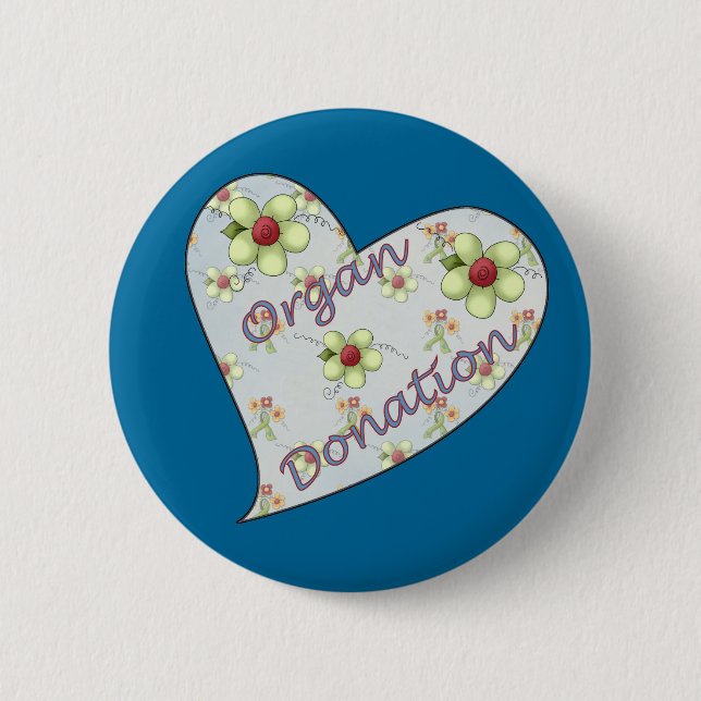 Badge Rond 5 Cm Don d'organes (Devant)