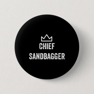 Badge Rond 5 Cm Don Du Chef Sandbagger Pour Le Mème De Golf Bjj Sa