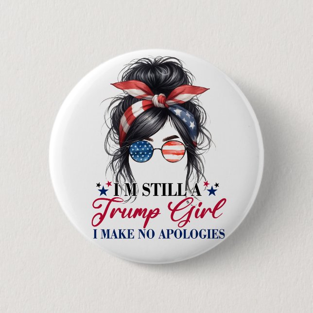 Badge Rond 5 Cm Donald Trump (Devant)