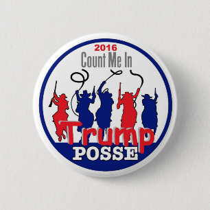 Badge Rond 5 Cm Donald TRUMP 2016